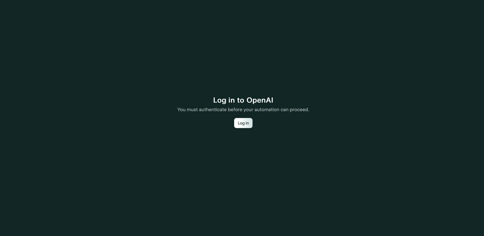 Login Prompt