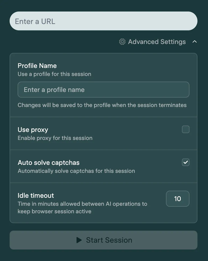 Captcha Solver Option