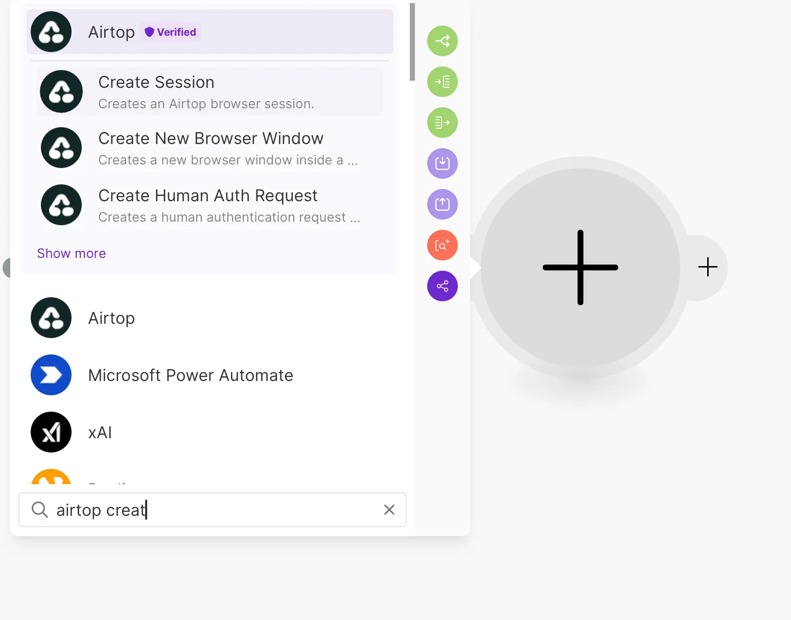Find Airtop in Make